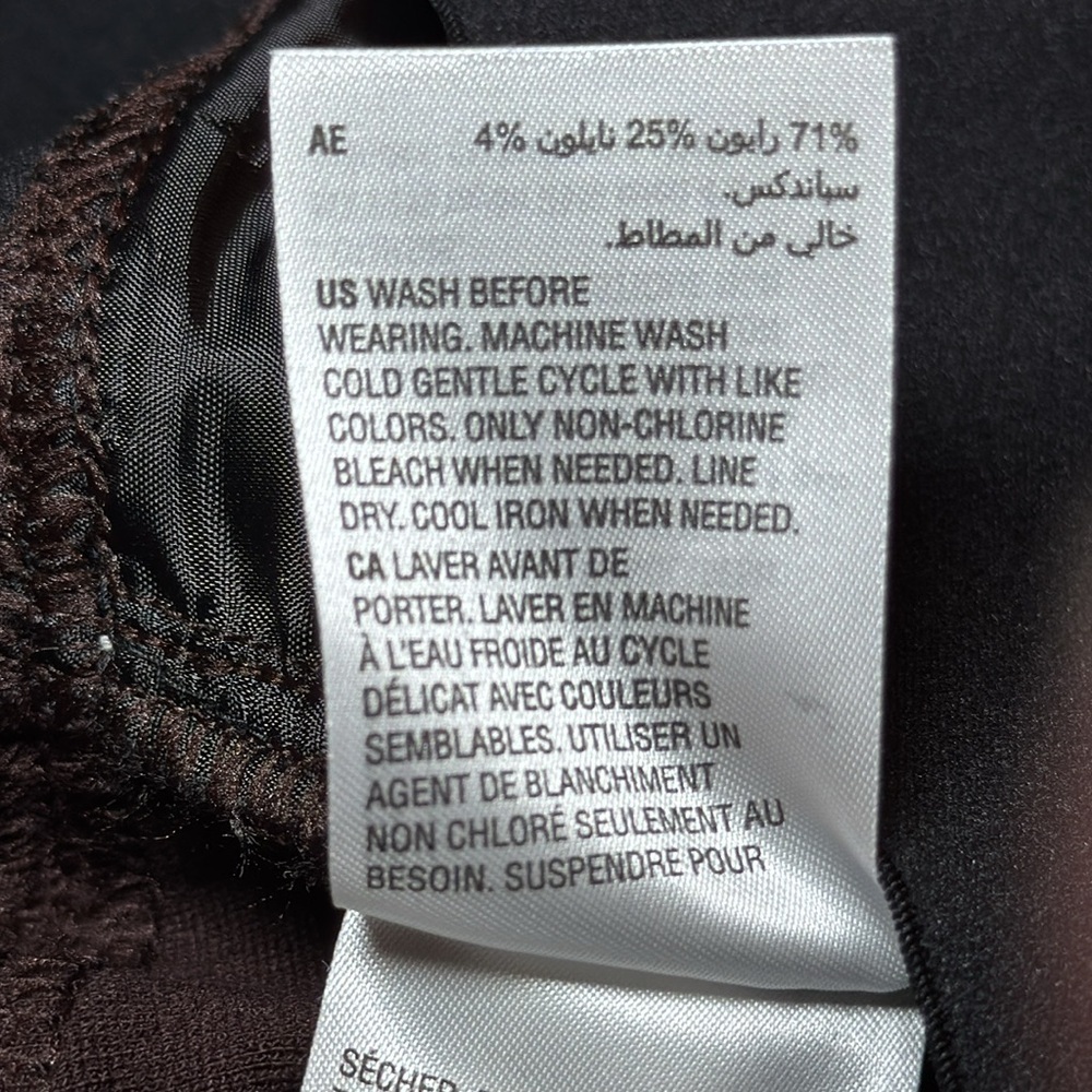 Style & Co. Ponte Leggings Mid Rise Chocolate Brown Size L - Picture 10 of 11